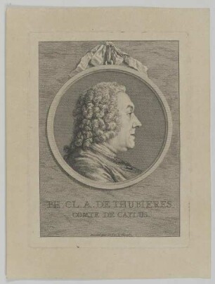 Bildnis des Ph. Cl. A. de Thubieres Comte de Caylus