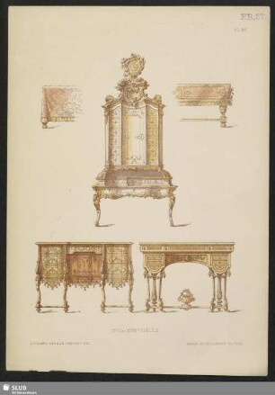 Bureau und Bureaustuhl
