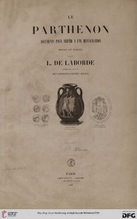 Tafeln: Le Parthénon: documents pour servir à une restauration