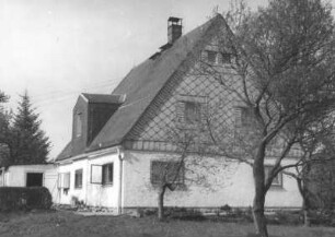 Brand-Erbisdorf, Ernst-Thälmann-Straße 85. Wohnhaus. Eckansicht