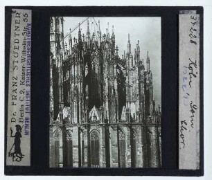 Köln, Dom : Außenansicht des Chores von SO