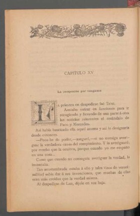 Capítulo XV - La compasión por venganza