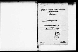 Landtagswahl 1947, hier: Kreiswahlvorschläge und Einverständniserklärungen der Kandidaten