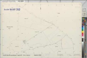Beckum Ksp. u.Stadt (Beckum), Umlegung Beckum, Gem.Karte Beckum, Kspl. Flur 33