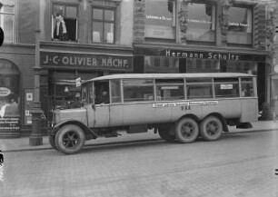 Hamburg, Omnibus der Linie Fischmarkt/Eppendorferbaum
