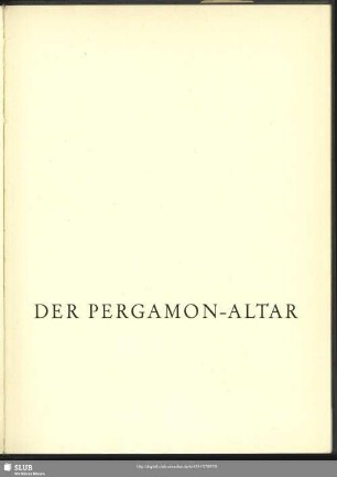 Der Pergamon-Altar