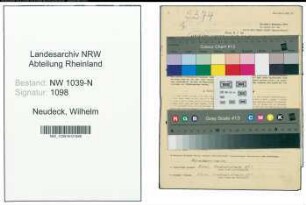 Entnazifizierung Wilhelm Neudeck , geb. 28.01.1893 (Kalkulator)