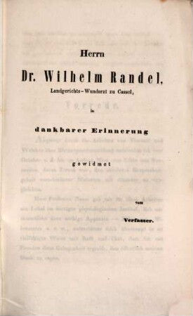 Ueber Zählung der Blutkörperchen : Inaugural-Dissertation
