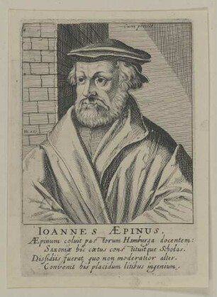 Bildnis des Ioannes Aepinus