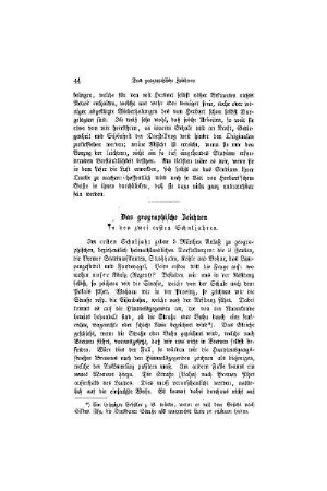Das geographische Zeichnen : in den zwei ersten Schuljahren