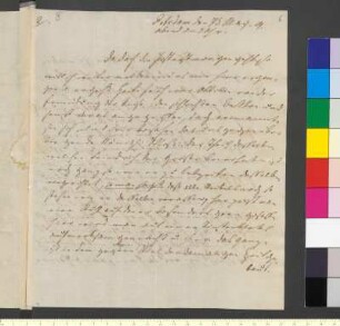 Brief von Goethe, August von an Goethe, Johann Wolfgang von