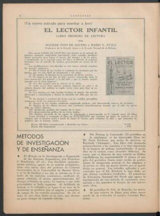Métodos de investigación y de enseñanza
