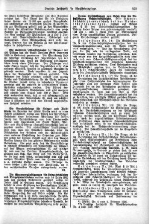 Die Steuervergünstigungen für Kriegsbeschädigte und Kriegshinterbliebene [Fürsorgewesen]