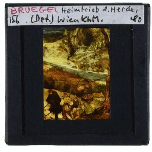 Brueghel (Pieter d.Ä.), Die Heimkehr der Herde (Wien KHM GG 1018)