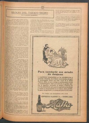Elogio del tabaco negro