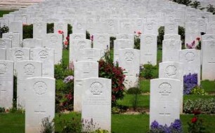 Frankreich. Picardie. Somme. Pozieres. Memorial. Britischer Soldatenfriedhof. Weltkrieg 1
