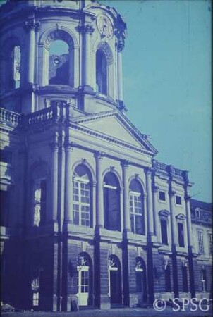 Berlin, Schloss Charlottenburg, kriegszerstörtes Altes Schloss.