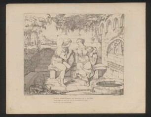 Hermann und Dorothea am Brunnen