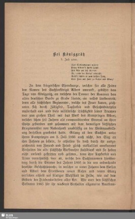 Bei Königgrätz