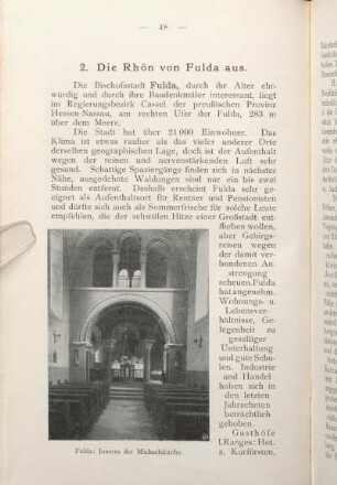 2. Die Rhön von Fulda aus.