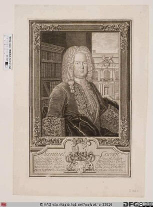Bildnis Samuel Cocceji (1749 Frhr. von)