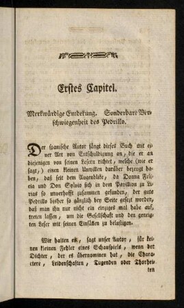 287-303, Erstes Capitel.
