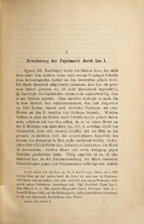 Geschichte der römischen Kirche, [2]. Von Leo I. bis Nikolaus I.