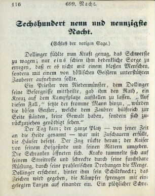 Sechshundert neun und neunzigste Nacht