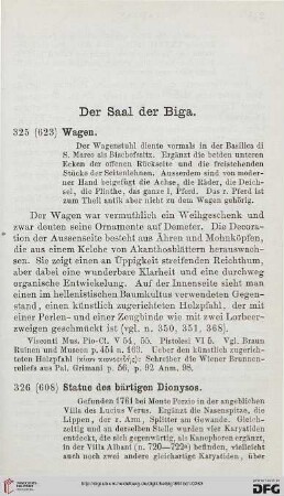 Der Saal der Biga