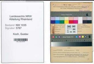 Entnazifizierung Gustav Koch , geb. 15.04.1894 (Bergmann)