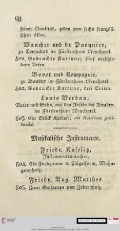 Musikalische Instrumente