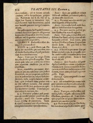 934-945, Quaero V. Eucharistia estne deneganda ...