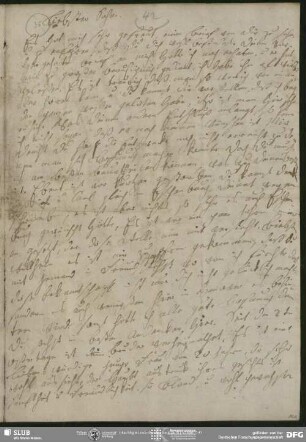 Eigenh. Brief von Johanna Christiane Erdmuthe Schlegel an August Wilhelm von Schlegel, Hannover, 19.04.1795