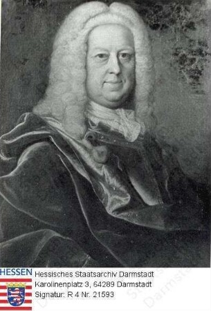 Riedesel zu Eisenbach, Hermann XVIII. Freiherr v. (1682-1745) / Porträt, Brustbild