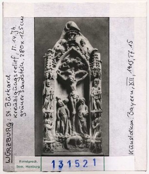Würzburg: St. Burkard, Kreuzigungsrelief