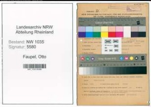Entnazifizierung Otto Faupel , geb. 11.04.1905 (Regierungsinspektor)
