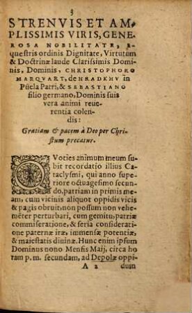 De inventione, descriptione, temperie, viribus et inprimis usu thermarum D. Caroli IIII. imperatoris : libellus brevis quidem, sed utilissimus ; praemissa est narratio illius cataclysmi, qui anno superiore 82 easdem thermas obruit