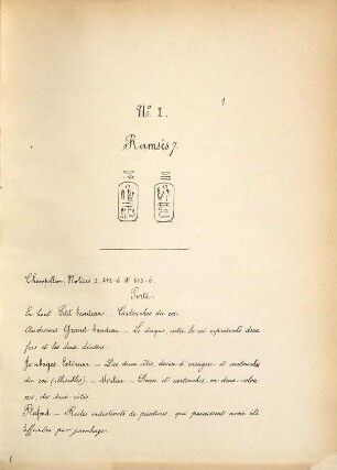 Les hypogées royaux de Thèbes, 2. Notices des hypogées