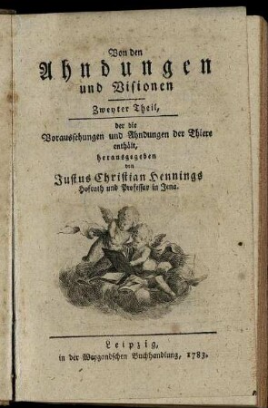 2: Von den Ahndungen und Visionen. Th. 2