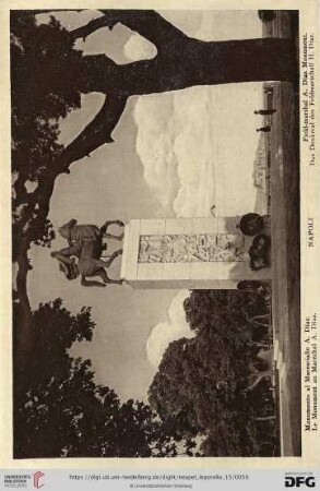 Napoli – Monumento al Maresciallo A. Diaz. – Le Monument au Maréchal A. Diaz. – Field-marshal A. Diaz Monument. – Das Denkmal des Feldmarschall H. Diaz.