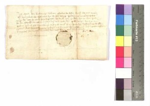 Kunz von Berlichingen: Hengst; Siegel: Kunz von Berlichingen.