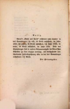 Gesammelte Schriften, 8. [Briefe aus Paris]