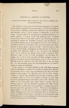 491-495, Section II: Semitic Affinities