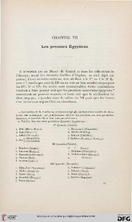 Chapitre VII: Les premiers Égyptiens