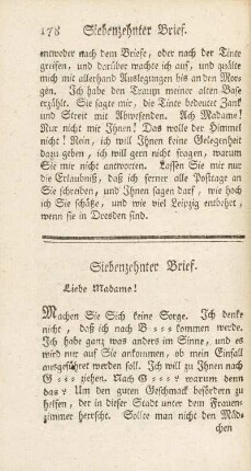 Siebenzehnter Brief.