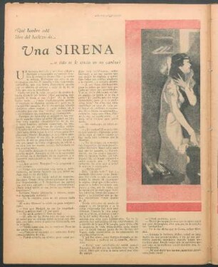 Una sirena : Cuento por Roberto Paso Martínez