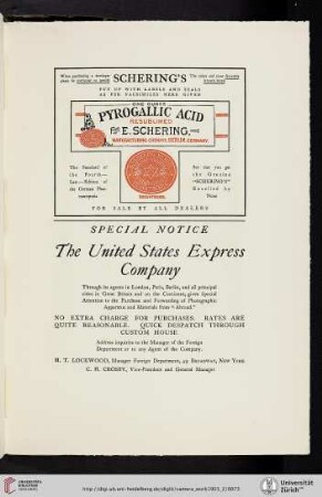 E. Schering [Pyrogallic Acid]