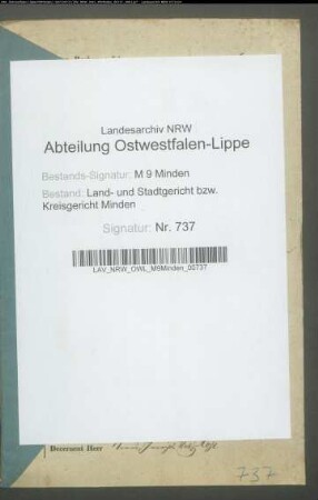 Sonstige: Jung, Johann Friedrich; Sonstige: Junng, Marie Christine, geb. Niemann: