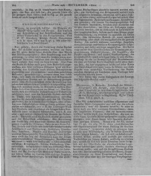 Hahnzog, A. G.: Lehrbuch der Militär-Geographie von Europa, eine Grundlage bei dem Unterricht in deutschen Kriegsschulen. T. 1. Magdeburg: Rubach 1820