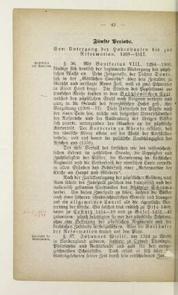 Fünfte Periode. Vom Untergang der Hohenstaufen bis zur Reformation. 1268-1517